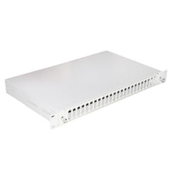 LINK Cassetto Fibra Ottica 24 Porte Per Adattatori Sc Duplex 1 Unita' Per Installazione 19" Grigio Con Binari Telescopici