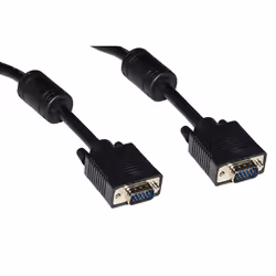 Link Accessori LKCVGA18, 1,8 m, VGA (D-Sub), VGA (D-Sub), Maschio, Maschio, Nero