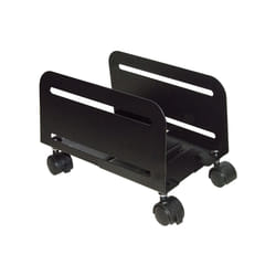 LINK Carrellino Regolabile Da Cm 11.9 A Cm 20.9 Per Pc O Distruggidocumenti Colore Nero In Metallo Con Ruote