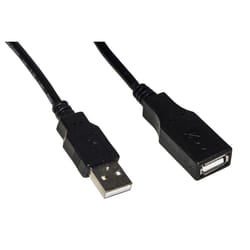 LINK Cavo Usb 2.0 Maschio/Femmina Rame Connettore Femmina Isolato Mt 1
