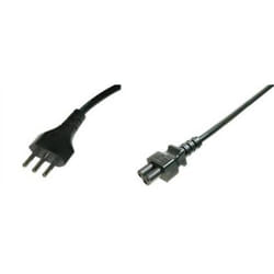 LINK Cavo Alimentazione Spina Italiana Tripolare 10A - Presa Compaq Tripolare C5 Mt 3