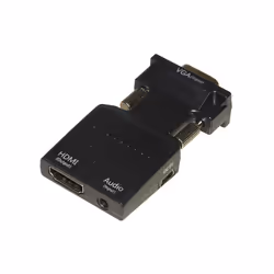 LINK LKADAT129 cavo e adattatore video HDMI + 3.5mm VGA (D-Sub) Nero
