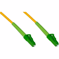 Cavo fibra ottica apc lc a apc lc - singlemode simplex - 3 mt