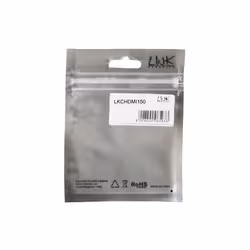 LINK Cavo Hdmi 4Kx2K 30Hz 3D+Ethernet Per Pc, Notebook, Hdtv, Ecc Contatti Dorati Mt 15 Colore Nero - Vista aggiuntiva 2