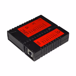 Link Accessori LKMS09 tester per cavo di rete Tester per cavi a doppino intrecciato Nero, Blu, Rosso, Giallo - Vista aggiuntiva 7