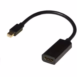 Adattatore audio video ad alta definizione che si può usare per connettere per esempio un PC o notebook con interfaccia MiniD ...
