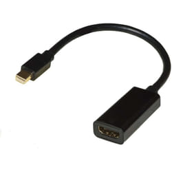 Link - Adattatore Mini Displayport Maschio a Hdmi 2.0 Femmina Contatti Dorati 4Kx2K 60hz Hdr Rgb 4:4:4