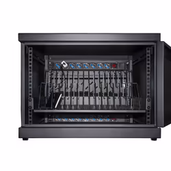 Link Accessori LKSCA162 portable device management cart& cabinet Libera installazione Nero - Vista aggiuntiva 4