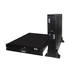 LINK Gruppo Continuita' Rack 19 1000Va 1000W Online Onda Sinusoidale, Con 4 Porte Iec,Con Slot Snmp