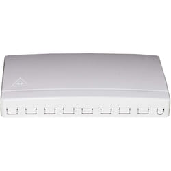 Link - box 8 porte per connettori fibra ottica sc simplex o lc duplex per applicazioni ftth (LKBOXFT8)