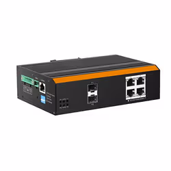LINK Switch Industriale Managed Con 4 Porte Gigabit Poe Con 2 Porte Sfp Per Fibra Ottica - Vista aggiuntiva 3