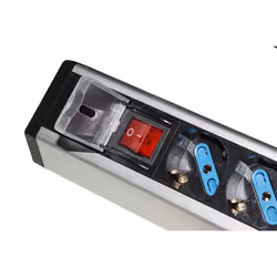 LINK Multipresa Da Tavolo 4 Prese Universali Con 2 Porte Usb E Interruttore Con Coperchio Di Protezione Cavo Mt 1,80 Spina Tripolare Italiana 16A - Vista aggiuntiva 4
