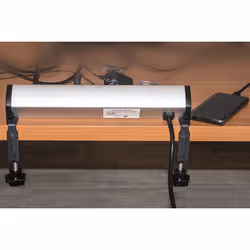 LINK Multipresa Da Tavolo 4 Prese Universali Con 2 Porte Usb E Interruttore Con Coperchio Di Protezione Cavo Mt 1,80 Spina Tripolare Italiana 16A - Vista aggiuntiva 7