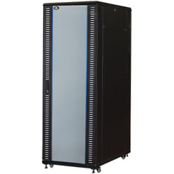 Armadi rack Link ARMADIO RACK 19" 42U (A)2055, (L)800, (P)1000 PORTA VETRO COLORE NERO CON GUIDACAVI LATERALE
