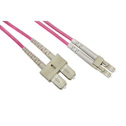 LINK Cavo Fibra Ottica Lc A Sc Multimode Duplex Om4 50/125 Mt.0,5