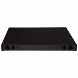 LINK Pannello Fibra Ottica 19" Con 24 Adattatori Lc Duplex Singlemode Profondita' 250 Mm Con Pigtail Installati Colore Nero - Vista aggiuntiva 3