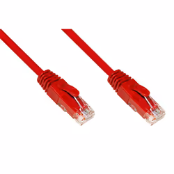 LINK LK6AU010R, 1 m, Cat6a, U/UTP (UTP), RJ-45, RJ-45, Rosso