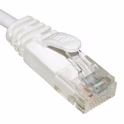 LINK Cavo Rete Categoria 6 Non Schermato Utp Colore Bianco Halogenfree Mt 0,25 Slim - Vista aggiuntiva 2