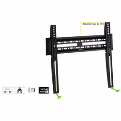 LINK Staffa A Muro Per Tv Fino A 50 Kg, Da 32 A 55" Fino A Vesa 400X400 27 Mm Distanza Dal Muro - Vista aggiuntiva 4