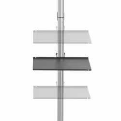 LINK Asta Supporto Per Tv Pavimento-Soffitto Per Monitor 37-70" Con Ripiano - Vista aggiuntiva 2