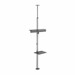 LINK Asta Supporto Per Tv Pavimento-Soffitto Per Monitor 37-70" Con Ripiano - Vista aggiuntiva 5