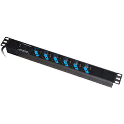 Link - LKMP06W - Multipresa Wireless da rack 19' con 6 prese ita/schuko e spina 16A tripolare Italiana