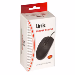 LINK Mouse Ottico Usb 3 Tasti Nero - Vista aggiuntiva 3