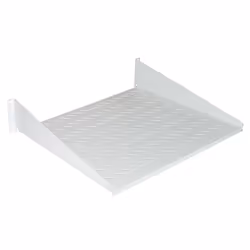 Link Accessori LKRIP400, Mensola per scaffale, Bianco, 25 kg, 2U, 48,3 cm (19"), 400 mm