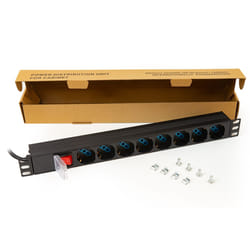LINK Multipresa Da Rack 19 8" Prese Universali Con Interruttore Spina C14