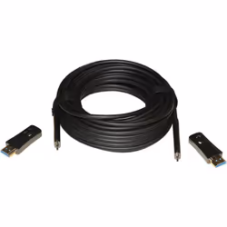 Cavo fibra ottica ibrido AOC (Active Optical Cable) per collegare tra loro due dispositivi HDMI® trasmettendo audio e video c ...