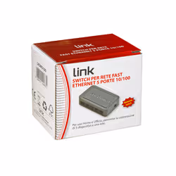 LINK Switch Di Rete Con 5 Porte 10/100 Fast Ethernet - Vista aggiuntiva 4