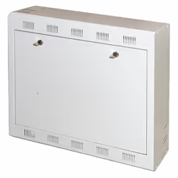 Box a muro per alloggiare in modo ottimale sistemi di videosorveglianza, sistemi audio, reti, NVR e DVR, con attacco interno ...