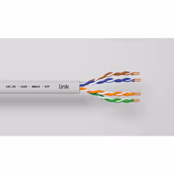 LINK Cavo Solido Utp Per Reti Categoria 5E Lszh In Rame Matassa Mt 305 Classe Cpr Eca Bianco - Vista aggiuntiva 3