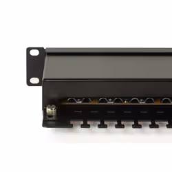 LINK Pannello Patch Per Reti Con 24 Porte Rj45 Cat 6 Schermato 19" Colore Nero - Vista aggiuntiva 3
