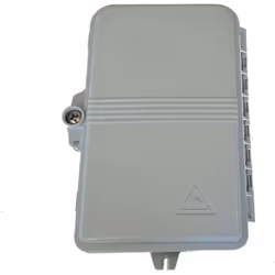 Box da esterno 4 porte (8 fibre) per connettori fibra ottica sc simplex o lc duplex - per applicazioni ftth ip67