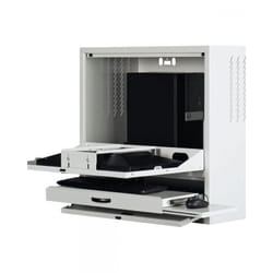 Link - Armadi rack armadio a muro con cassetto per pc, monitor e tastiera