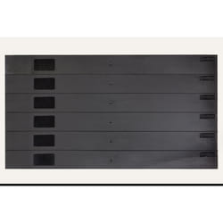 LINK Copertura 19" Per Armadi Rack 6U Nero Con Parti 1U Staccabili Installazione Con Clip