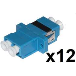 Link - confezione 12 adattatori fibra ottica lc/lc singlemode duplex (LKLCDS12)