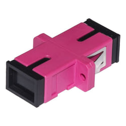 LINK Confezione 12 Adattatori Fibra Ottica Sc/Sc Multimode Simplex Om4 Upc