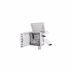 Armadio da esterno 19'' 6U, classe di protezione IP66, per installazione su paloMisure (L)575x(P)425x(A)540 È quindi protetto ...