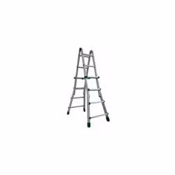 Scala professionale ad uso intensivo, altissima versatilità d’utilizzo, struttura rinforzata, cerniere fuse con anime in acci ...