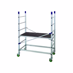 In alluminio. Dimensione base cm 82x165. Dimensione struttura cm 75x115. Dimensione piano di lavoro cm 68x141. Comprende: 2 s ...