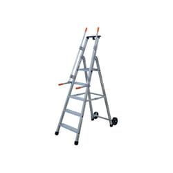 Escabeau roulant 5 marches - Hauteur de travail max. 3,12m - QM-5