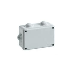 Scatola stagna di derivazione rettangolare con coperchio con viti in metallo 120x80x50mm con 6 passacavi IP55 FAEG- FG13414