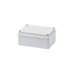 Scatola stagna di derivazione rettangolare con coperchio con viti in metallo 190x140x70mm con pareti lisce IP56 Faeg FG13506