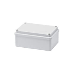 Scatola stagna di derivazione rettangolare con coperchio con viti in metallo 240x190x90mm con pareti lisce IP56 Faeg FG13507