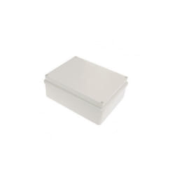 Scatola stagna di derivazione rettangolare con coperchio con viti in metallo 120x80x50mm con pareti lisce IP56 Faeg FG13514
