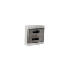 Faeg - Centralino da parete 24 moduli grigio ral 7035 con portello trasparente fumè 280 x 300 x 106 IP40 FG14424