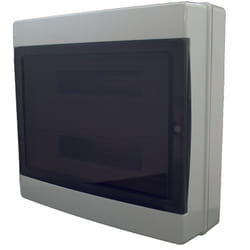 Faeg - Centralino da parete stagno 36 moduli con portello fumè 431X399X143mm IP65 FG14536