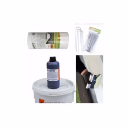 Kit posa prato artificiale5 kg colla poliuretanica bicomponente + 25 mt banda di giunzione in TNT altezza 30 cm. + 20 picchet ...